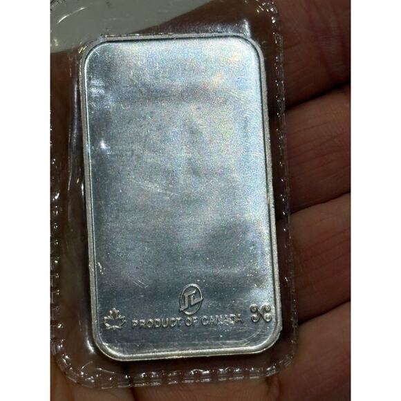 National Silver Pure .999 Bullion Bar Libra Zodiac Sign 1oz troy oz .999+ fine - Picture 2 of 2